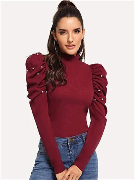 sexy puff|Puff Sleeve Tops .